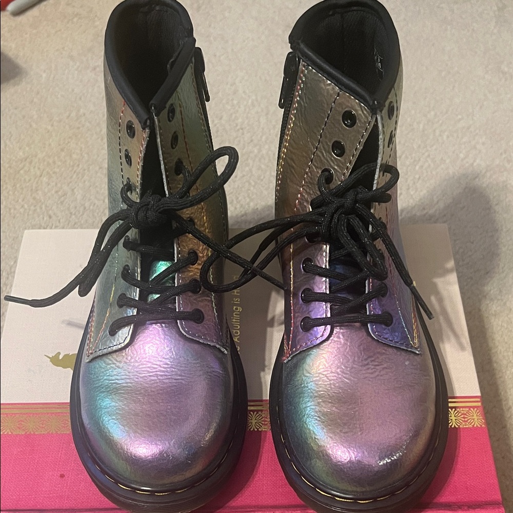Dr. Martens Kids Iridescent Boots - Picture 5 of 5